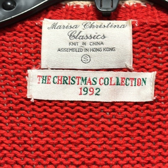 Vintage Christmas Collection 1992 cardigan. Size S
Button front / Box 6-61 - Picture 5 of 9
